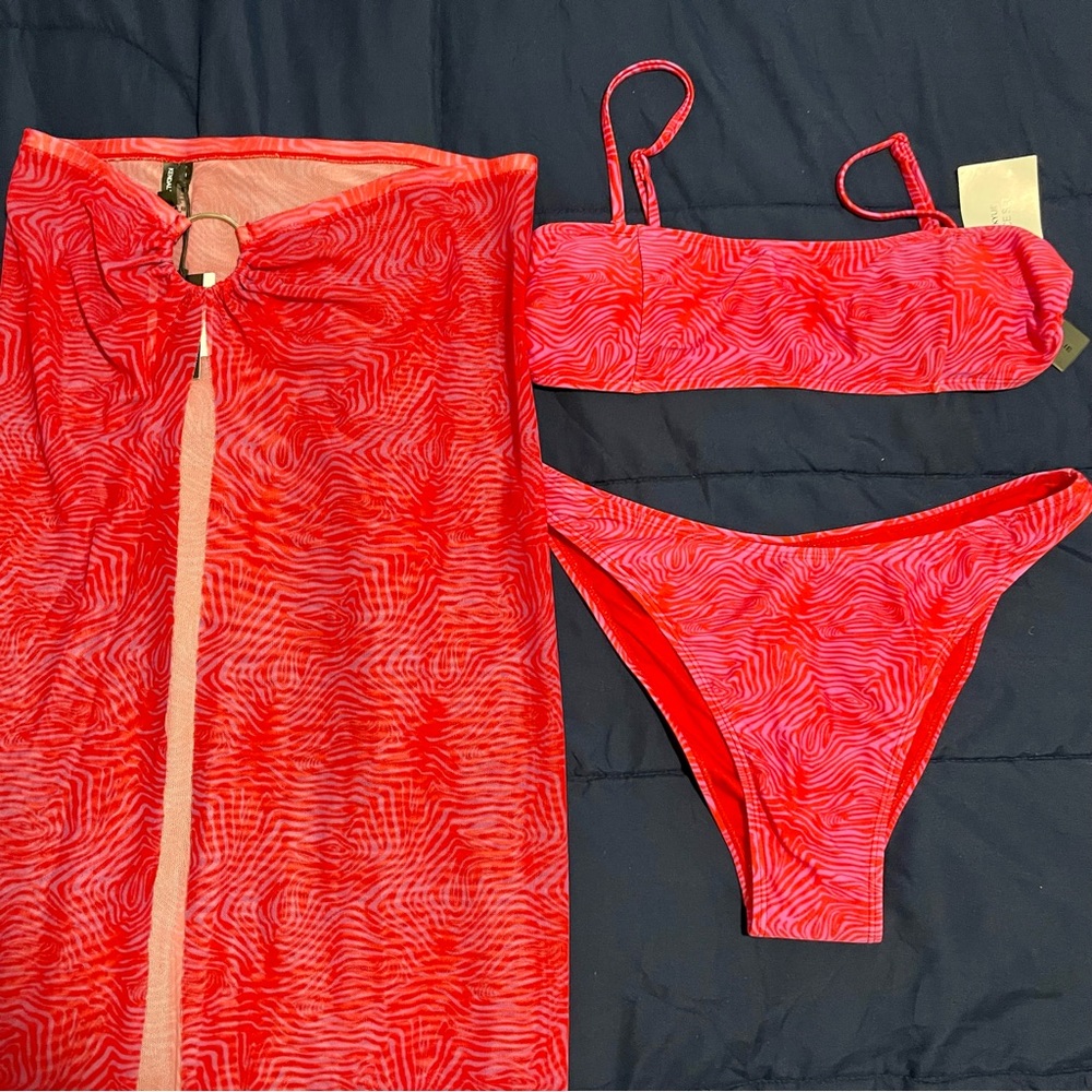 Kylie + Kendall Three Piece Swim Set